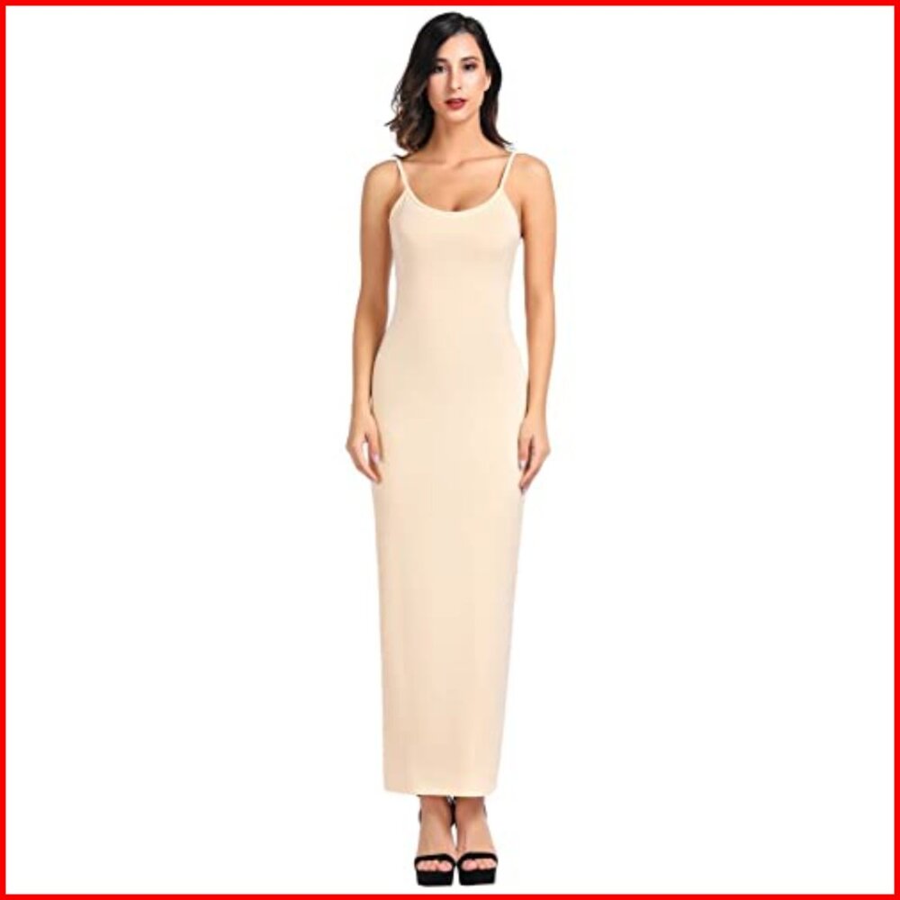 Adjustable Spaghetti Strap Long Cami Full Slip Un… - image 6